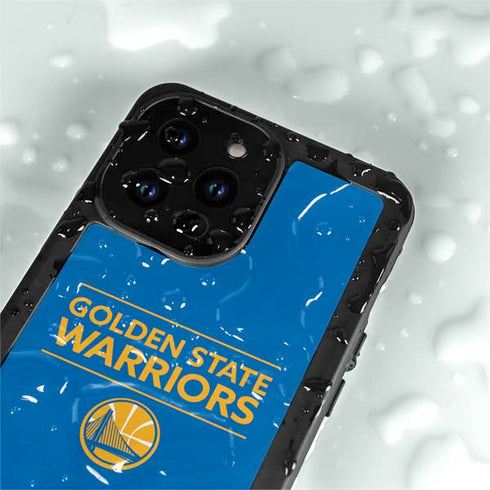 NBA Golden State Warriors Standard - Blue iPhone 15 Pro Waterproof Case